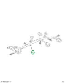 2215203C91 Wire, Heater Auxiliary