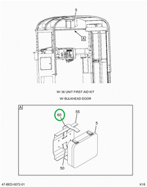 2215289C1 STRAP MOUNTING FIRST AID KIT