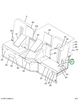 2215835C3 Support, Seat Back Rear Davenp