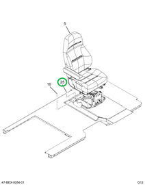 2215850C2 BELT  TETHER ABTS DRIVERS SEAT
