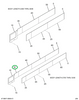 2215856C2 Lining, Lower 3 Bow Oval Windo
