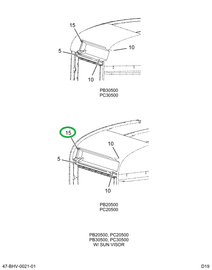 2215980C2 Bar Light Driver W/dome Left F