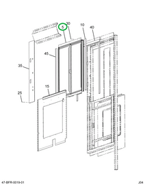 2216030C91 Window, Driver, Storm, Bus Bod