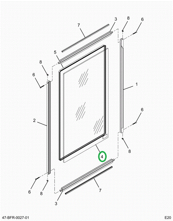2216098C1 Glass, Window Sash Driver Lami