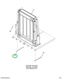 2216415C1 SUPPORT FLOOR WHEELCHAIR LIFT