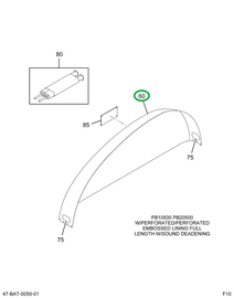 2216417C8 Cap Rear With Rear Lift Power