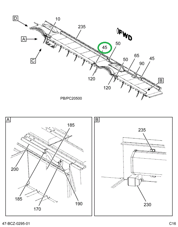 2216589C2 Cover, Closeout Convection Hea