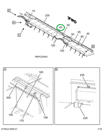 2216589C2 Cover, Closeout Convection Hea