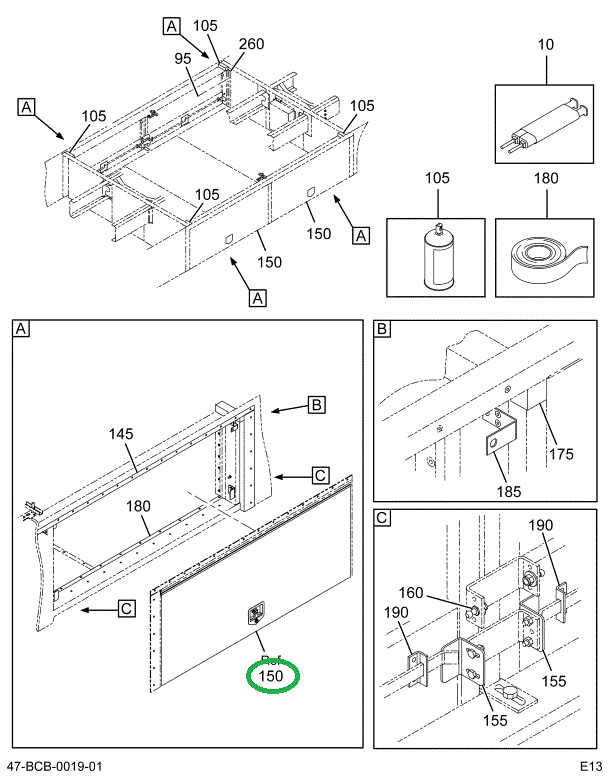 2216907C91 DOOR  LUG BOX  ASSY