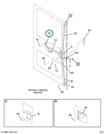 2217030C1 GUARD DOOR HANDLE