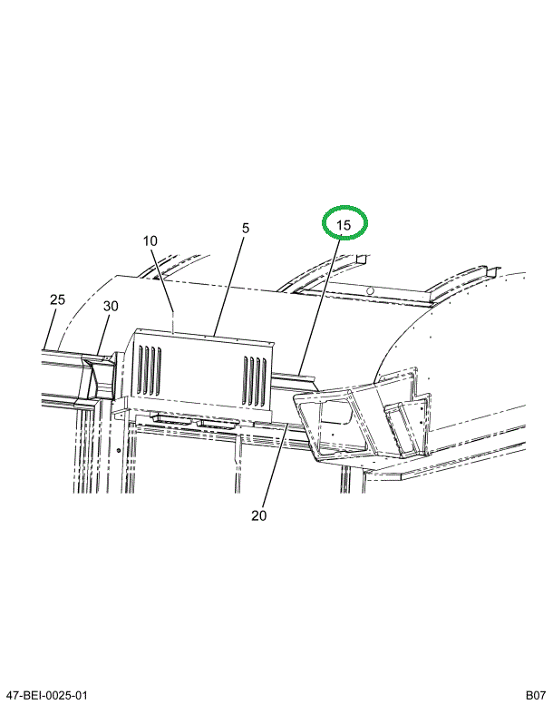 2217433C1 Support, Cover Defog Blower Dr