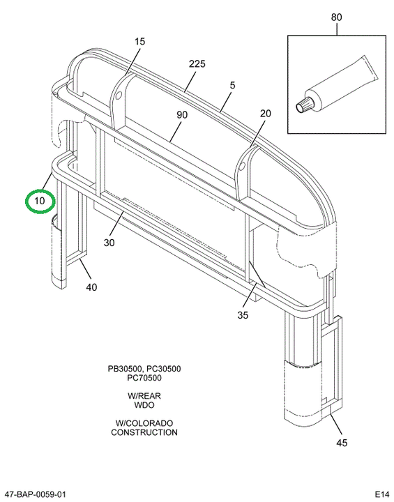 2218968C2 Header, Frame, Rear Structure