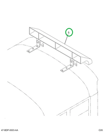 2219045C91 Deflector, Mounting Air Foil W