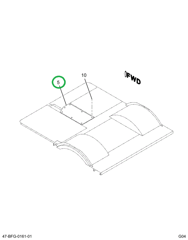 2219692C4 Floor, Plywood Marine Front Wi