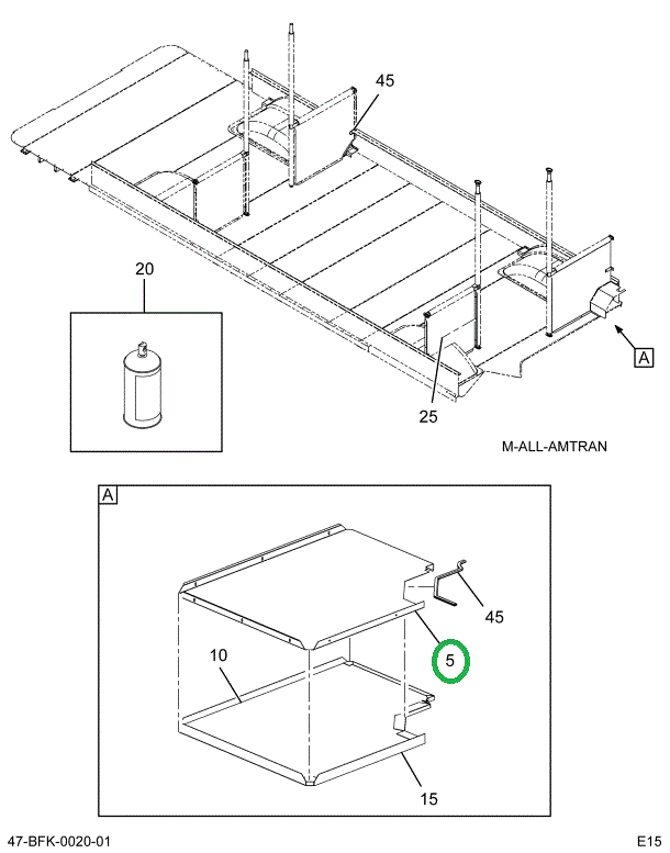 2219702C3 Shield, Courtesy Aft Entrance