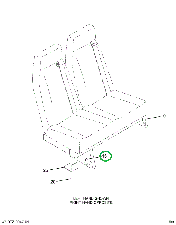 2219742C1 Nut, Lock Stover Grade 8 7/16-