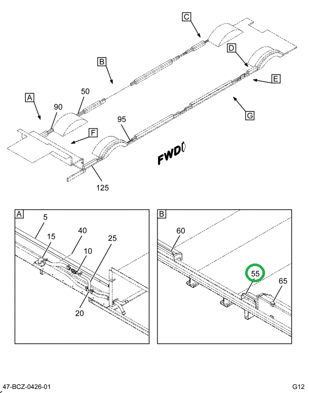2220008C1 Cover, Closeout Convection Hea