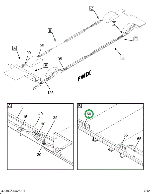 2220009C1 Cover, Closeout Convection Hea