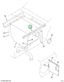 2220178C1 Support, Sander Left Hand 10 G