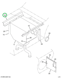 2220179C1 Support, Sander Right Hand 10