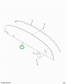 2220220C3 Panel, Bulkhead W/motorized He