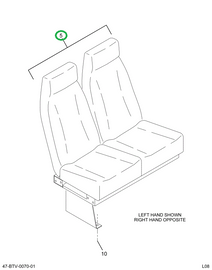2220293C91 Seat High Back Level 5 Tower B