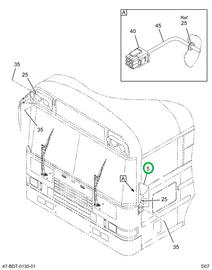 2220358C1 MIRROR  ASSY OPEN-VIEW TYPE C