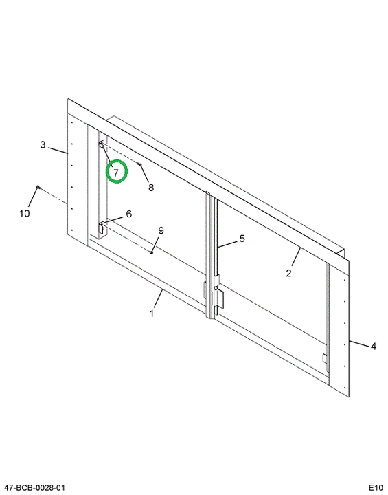 2221271C2 Support, Pass Thru Luggage Box