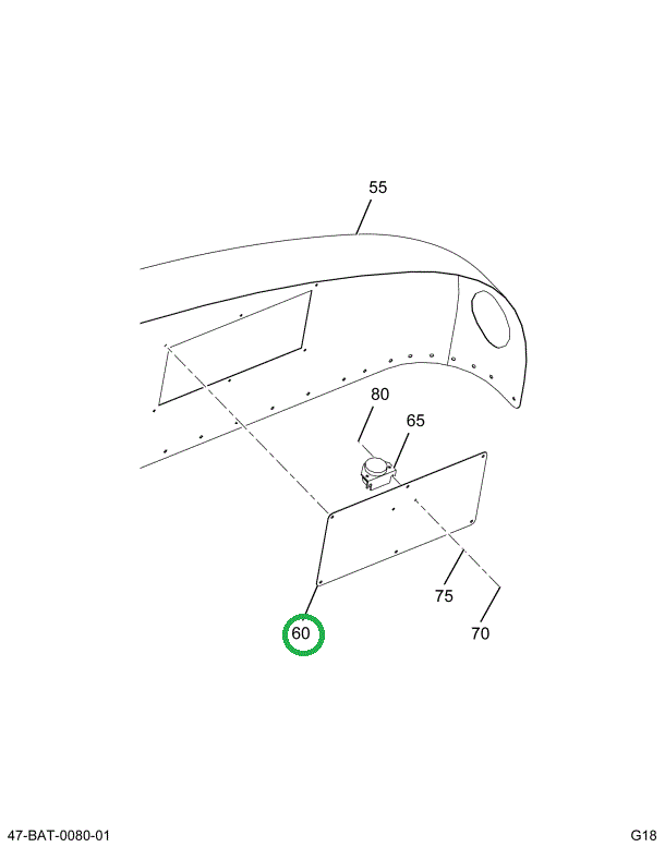 2221315C3 Door, Access, Rear Buzzer