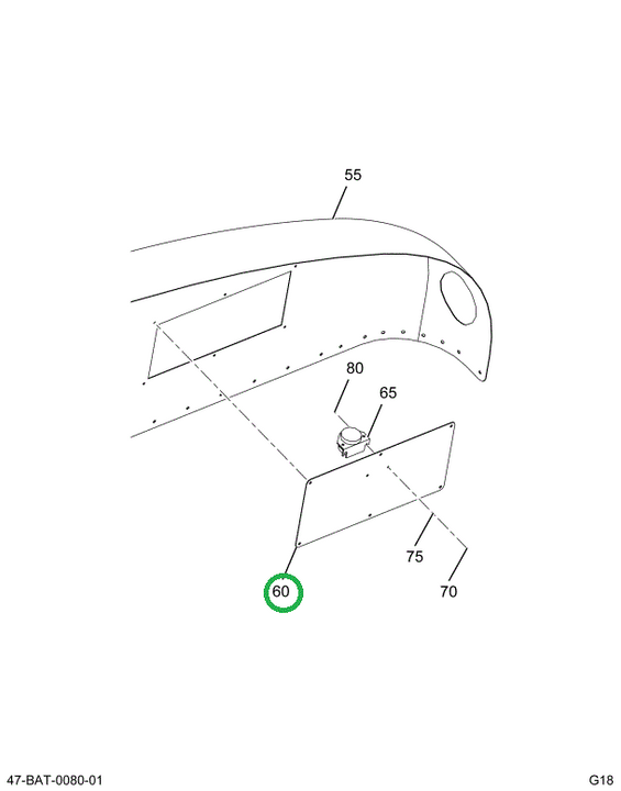 2221315C3 Door, Access, Rear Buzzer
