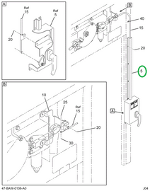 2221620C92 COVER  ASSY RELEASE EMER CHILD