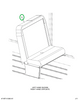 2221851C91 Seat 2 Leg Wall Mounting
