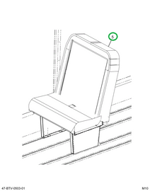 2221970C91 Seat 5 Leg Track Mounting