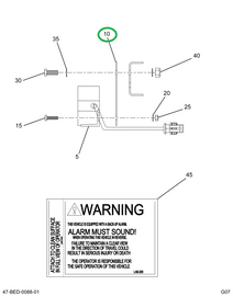 2222364C1 Plate, Alarm Backing
