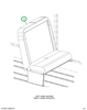 2222412C91 Seat 2 Leg 3 Point Wall Mounti