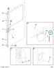2222760C1 HANDLE DOOR OUTSIDE WHITE FIN