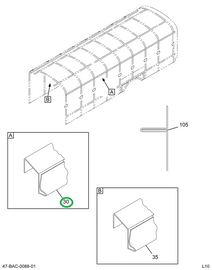 2222926C2 Seat, Rail Left Hand Front 70.
