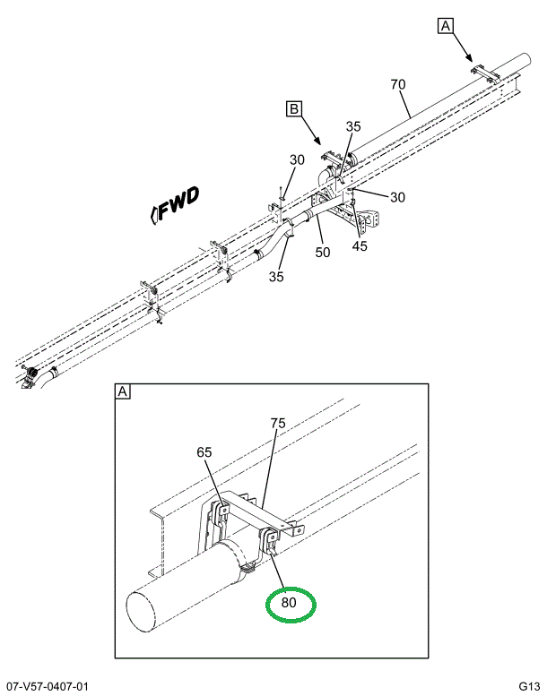 2224621C1 ROD  HANGER  UNDER BUMPER