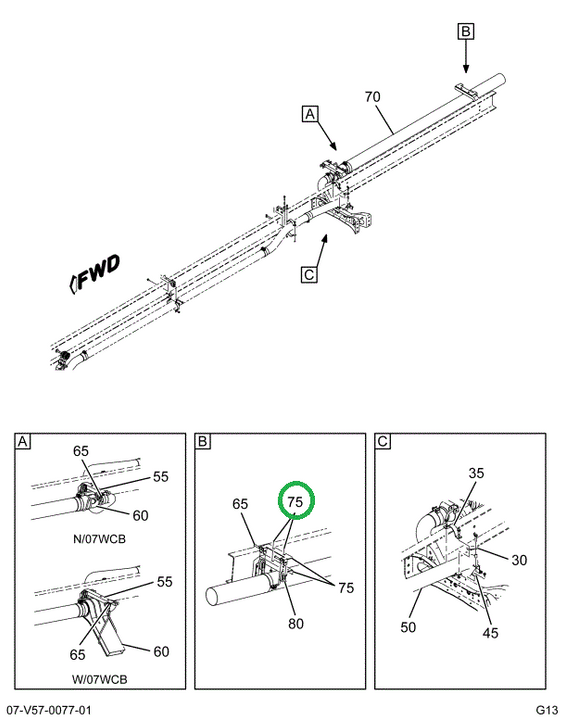 2224658C2 SUPPORT  REAR HANGER BODY