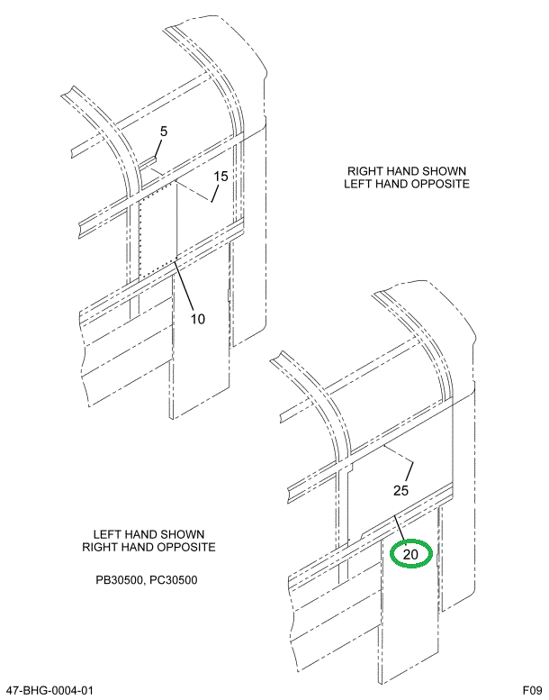 2224729C3 Panel, Bus Body, Inside Trim D
