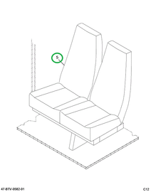 2224749C92 Seat, Bus Body, Pass Frdmn Fam