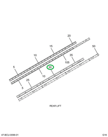 2224785C1 Bar, 3 Bow Metal Right Hand