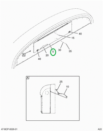 2224879C1 DOOR SIGN ASSY DESTINATION S