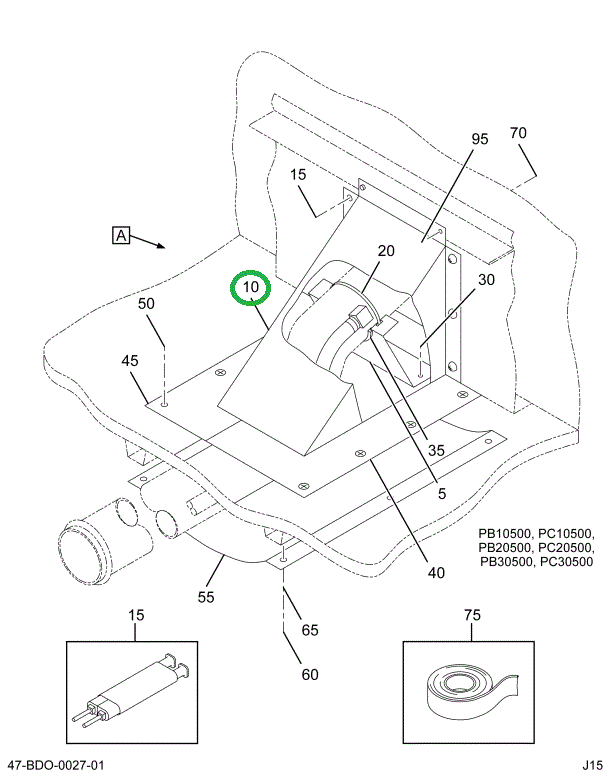 2224910C2 Cover Fuel Fill Mid Mounting W