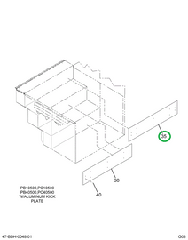 2224937C3 Plate, Step Vertical Top, 25.7