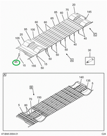 2225246C1 Brace, Skirt Left