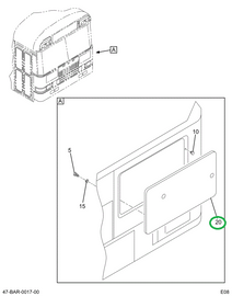 2225363C92 DOOR  ASSY ACCESS COWL L