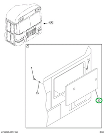 2225364C92 DOOR  ASSY ACCESS COWL R