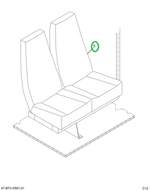 2225463C91 Seat Gray Left