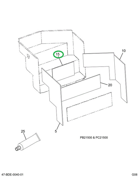 2225549C1 INSULATN,INSULATION STEP WELL
